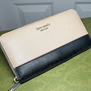 Kate Spade zippy wallet.